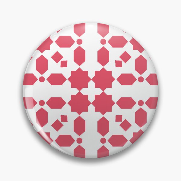 Item preview, Red Moroccan tile designed and sold by katangeldesigns.