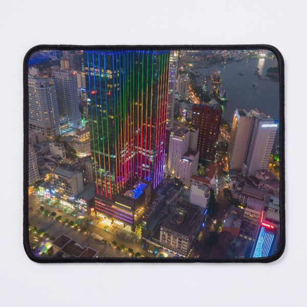 Item preview, Skyline of Ho Chi Minh city by night, Vietnam designed and sold by Piccaya.