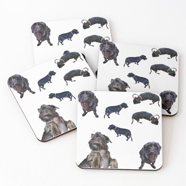 Item preview, Collection of wire haired Dachshund  number 4 lifelike dog designed and sold by Debsgiftware .