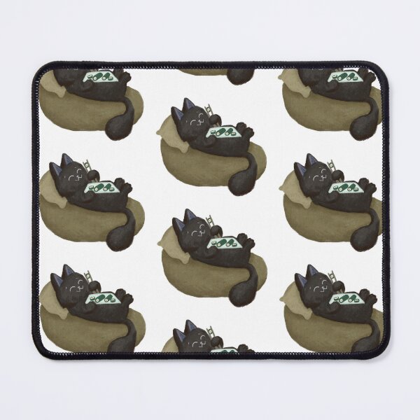 Item preview, Black Kitty Loves Sushi designed and sold by makell-creates.