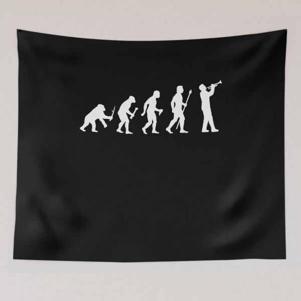 Item preview, 	 Trumpet Evolution Of Man Silhouette  	 designed and sold by ezfbnslptp13.