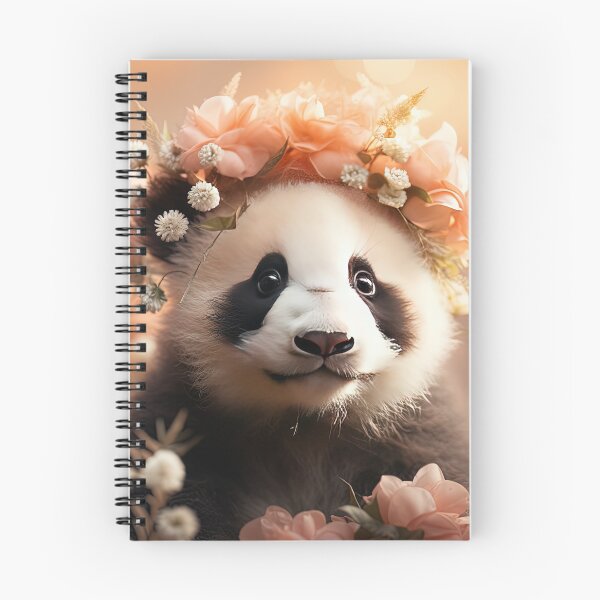 Item preview, Flower Crown Panda designed and sold by BlvckSky.