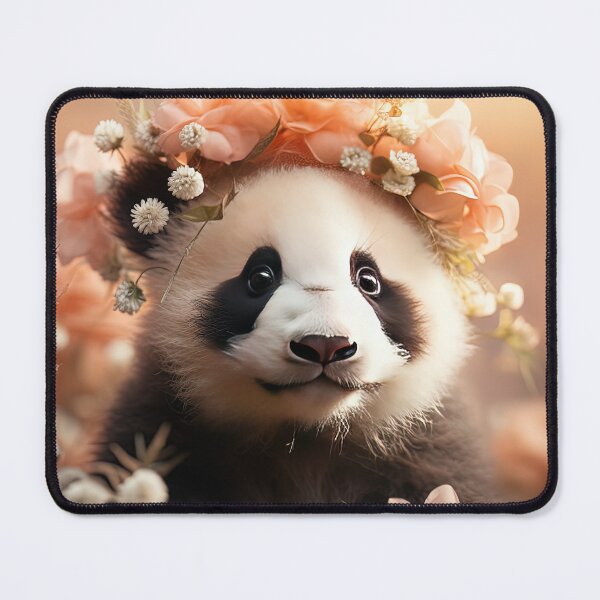 Item preview, Flower Crown Panda designed and sold by BlvckSky.