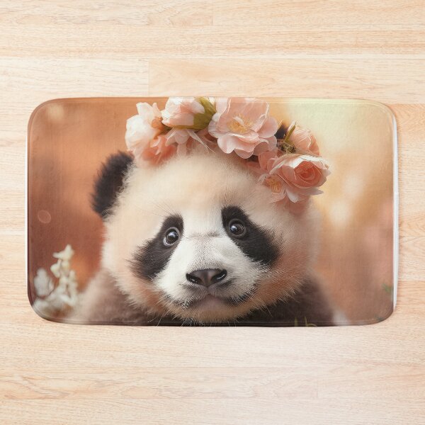 Item preview, Flower Crown Panda designed and sold by BlvckSky.