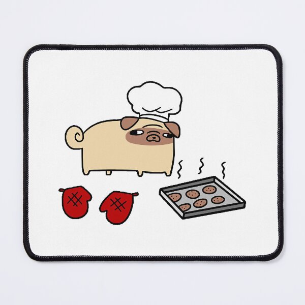 Item preview, Pug Baking Cookies designed and sold by PeteMacejkovic.