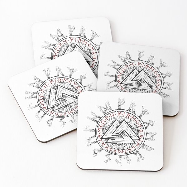 Item preview, Valknut with runes designed and sold by BlackForge.