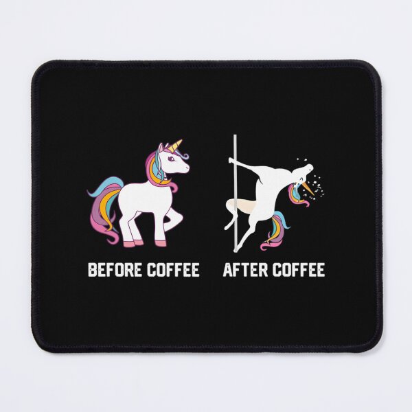 Item preview, 	 Unicorn Before Coffee After Coffee 	s 	  	 designed and sold by ezfbnslptp13.