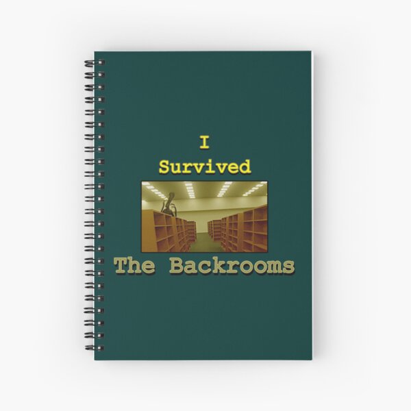 Noclipping Into The Backrooms (White) Spiral Notebook for Sale by  StarcallFanarts