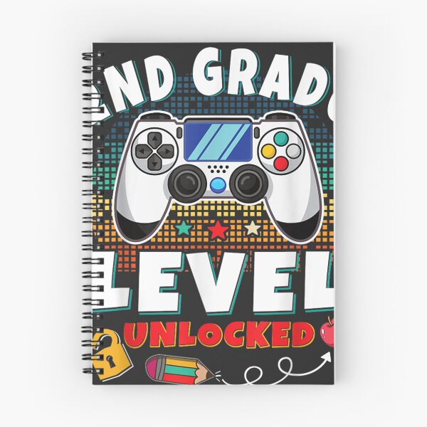 Item preview, 2nd Grade Level Unlocked Video Game Back to School Boys designed and sold by PatriciaWCipria.