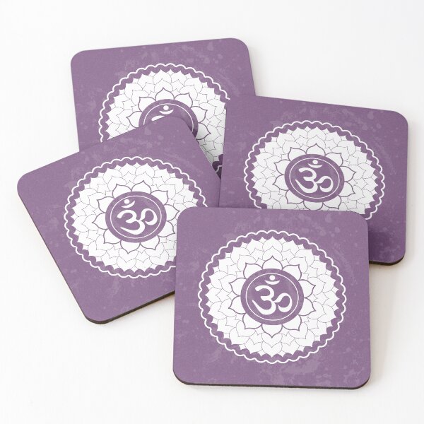 Item preview, Crown Chakra Lotus - Plum + Snow designed and sold by Irene Estelle.