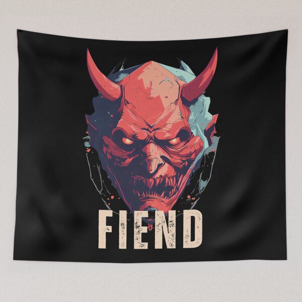 Item preview, The Fiend Hurt Dark and Mysterious designed and sold by EnigmaStitcher.
