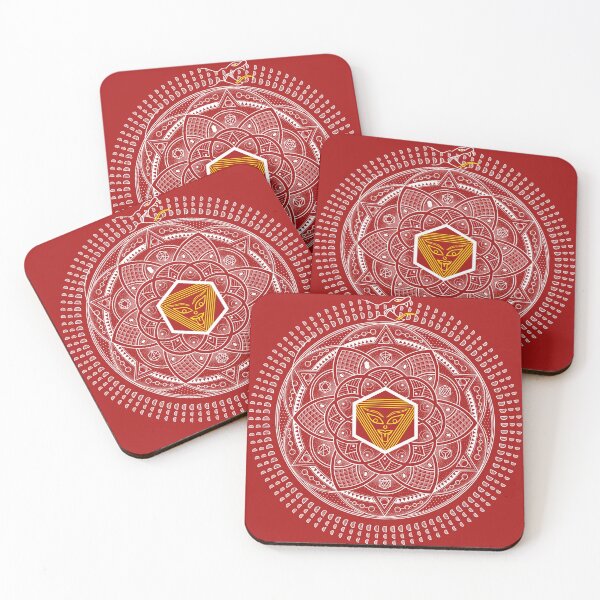 Item preview, Red Goddess Kali Ouroboros Mandala designed and sold by DreamsOfKaliArt.