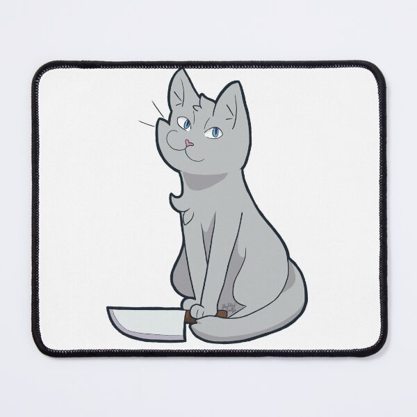 Item preview, Grey Knife Cat designed and sold by SkylilyWolf.