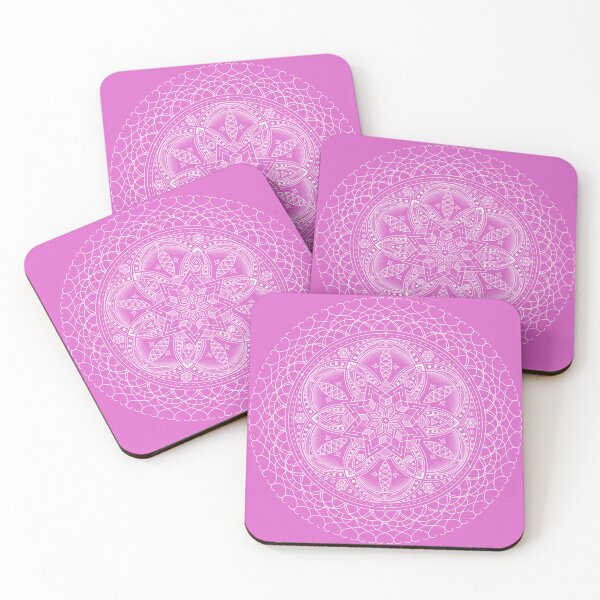 Item preview, Pink Snowflake Mandala designed and sold by DreamsOfKaliArt.