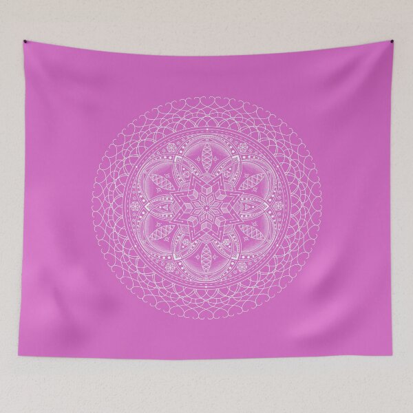 Item preview, Pink Snowflake Mandala designed and sold by DreamsOfKaliArt.