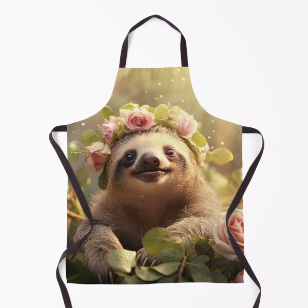 Item preview, Flower Crown Sloth designed and sold by BlvckSky.