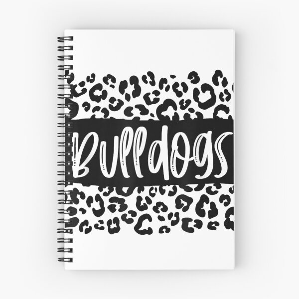Item preview, Bulldogs Team Mascot School Spirit Game Night Leopard Print  designed and sold by PatriciaWCipria.