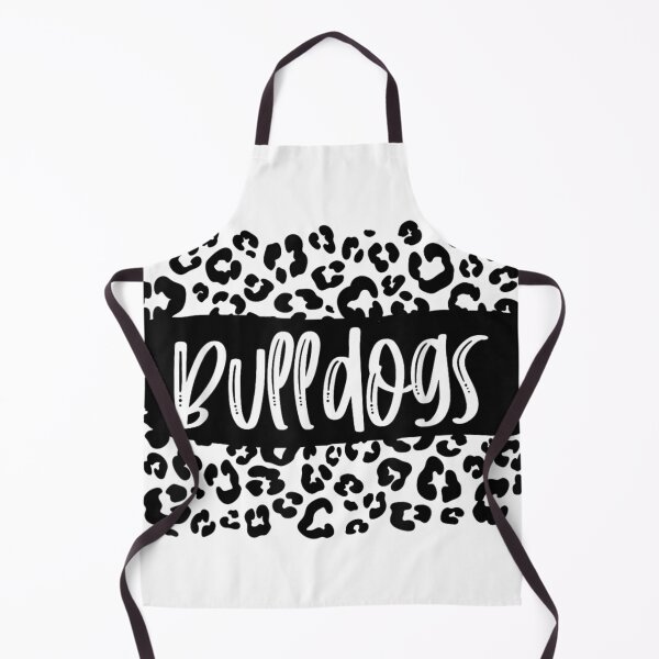 Item preview, Bulldogs Team Mascot School Spirit Game Night Leopard Print  designed and sold by PatriciaWCipria.