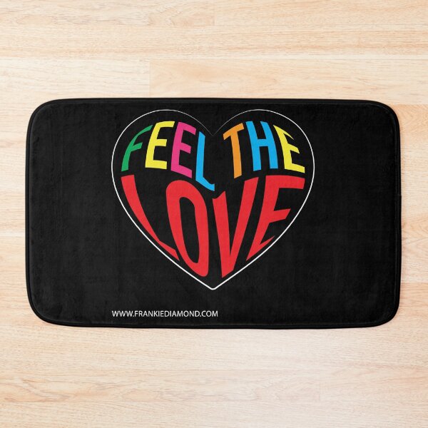 Item preview, Feel The Love Colorful Typography Heart designed and sold by FrankieDiamond.
