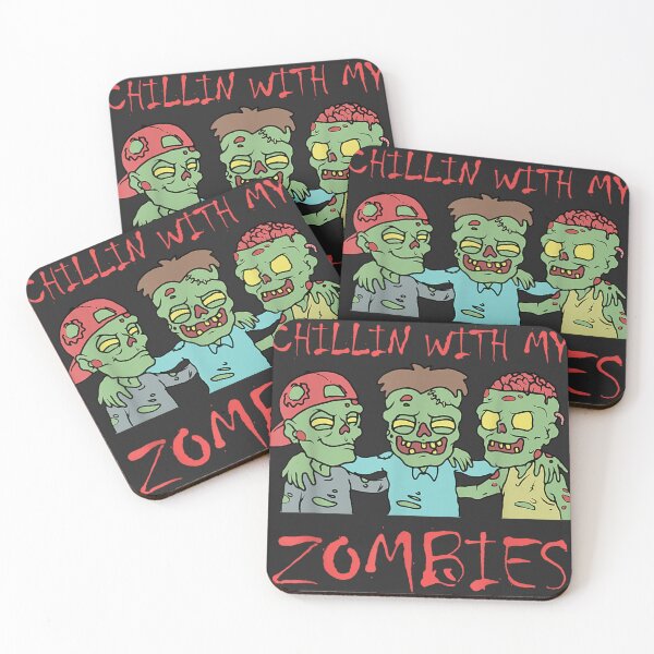 Item preview, Chillin With My Zombies Funny Halloween  designed and sold by PatriciaWCipria.