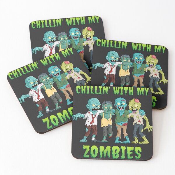 Artikelvorschau, Chillin With My Zombies Halloween Boys Kids Lustig entworfen und verkauft von PatriciaWCipria.