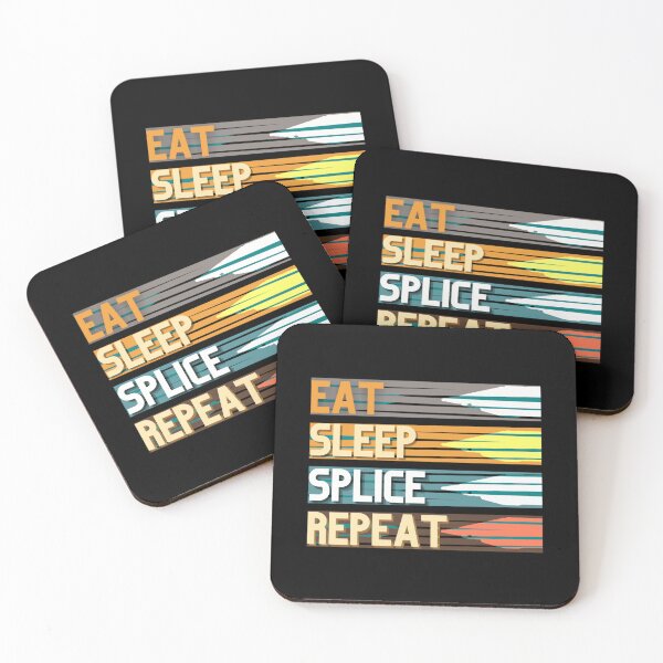 Item preview, 	 Vintage Eat Sleep Splice Repeat Fiber Optic Cable Splicer   	 designed and sold by ezfbnslptp13.