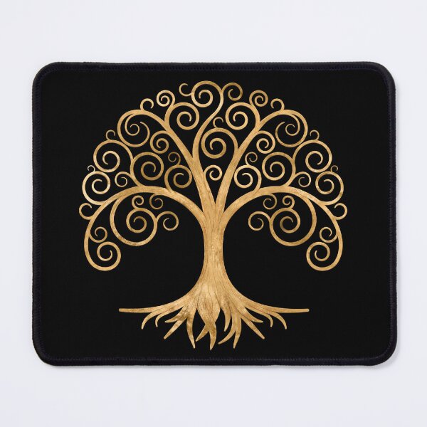 Item preview, Golden Spiral Tree of Life  designed and sold by k9printart.