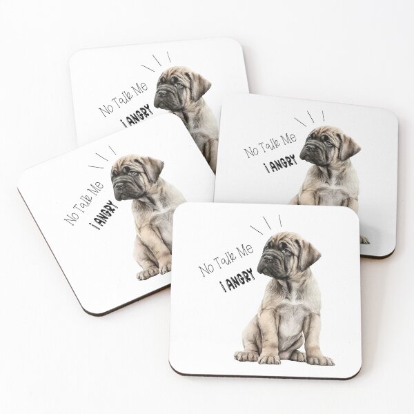 Item preview, No talk me i angry. Dog sticker designed and sold by Anastasiia Yurevych.