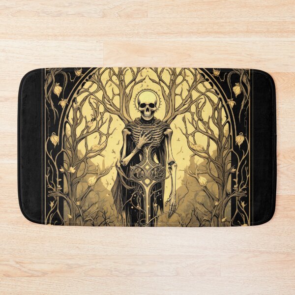 Item preview, Skeleton  Tarot Card Symmetrical Art designed and sold by eyestetix.