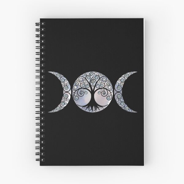 Item preview, Triple Moon - Tree of life - Moonstone and Pearl designed and sold by k9printart.