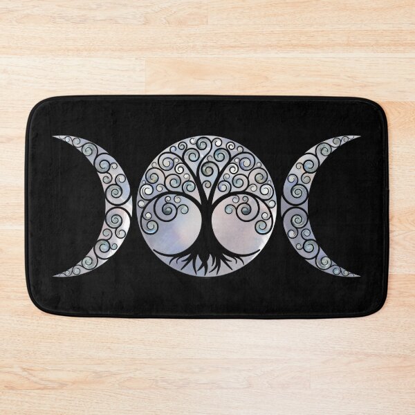 Item preview, Triple Moon - Tree of life - Moonstone and Pearl designed and sold by k9printart.