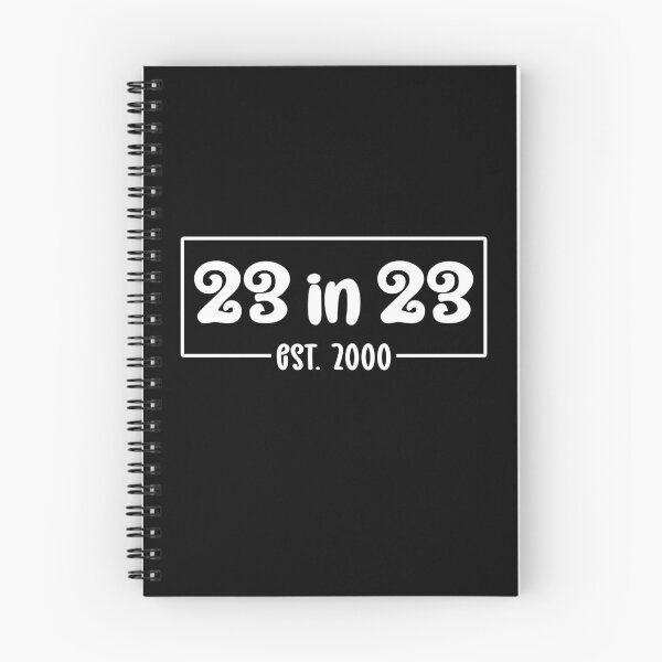 Item preview, 23 en 23 est 2000 | 23 cumpleaños | Cumpliendo 23 años en 2023 | Regalo moderno de cumpleaños número 23 designed and sold by Violet Treasures.
