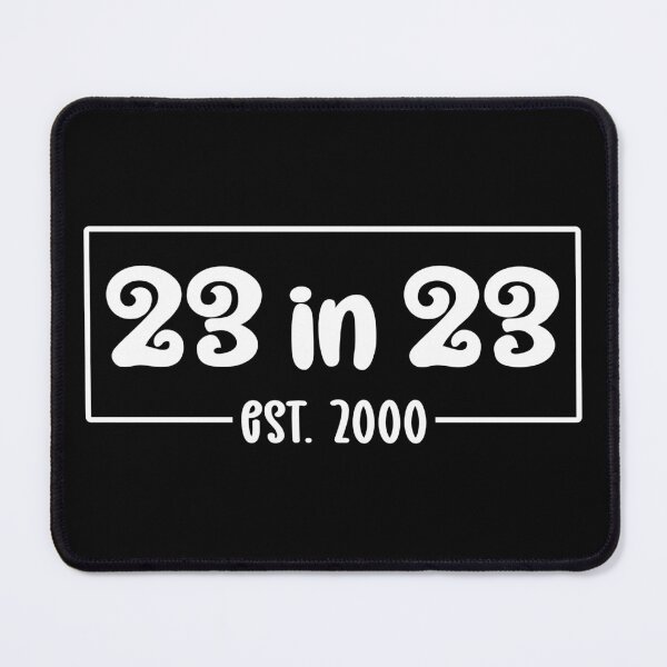 Item preview, 23 in 23 est 2000 | 23rd Birthday | Turning 23 in 2023 | Modern 23rd Birthday Gift designed and sold by Violet Treasures.