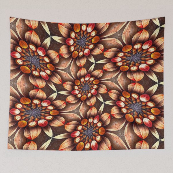 Item preview, Abstract Flower Pattern designed and sold by Patternflower.