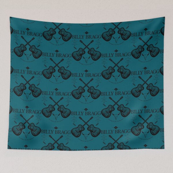 Item preview, Billy Bragg Acoustic Guitar Vintage Logo designed and sold by SallyyBarragan.