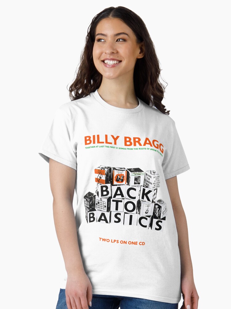 Thumbnail 2 of 7, Classic T-Shirt, Billy Bragg Album Back To Basics   designed and sold by SallyyBarragan.