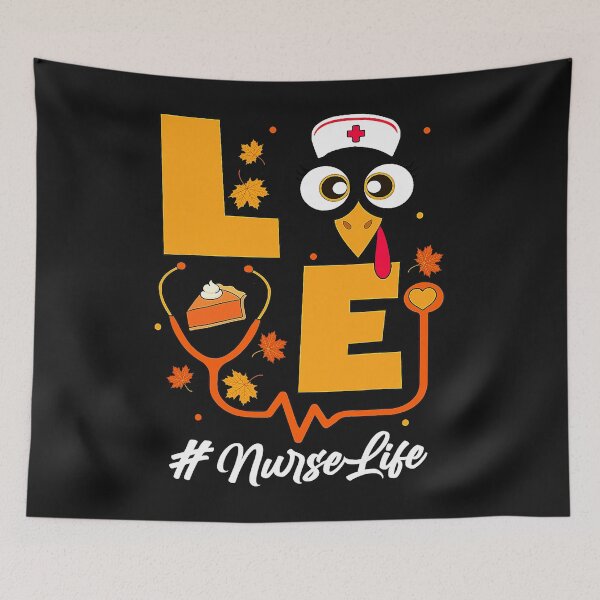 Item preview, Thanksgiving Nurse Scrub Tops For Women Love Turkey Nurse designed and sold by mainana78.