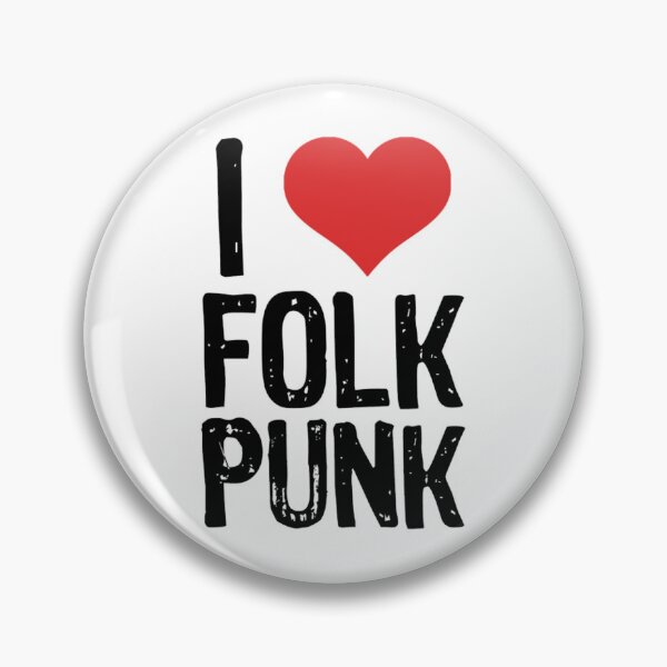 Item preview, I Love Folk Punk   designed and sold by SallyyBarragan.