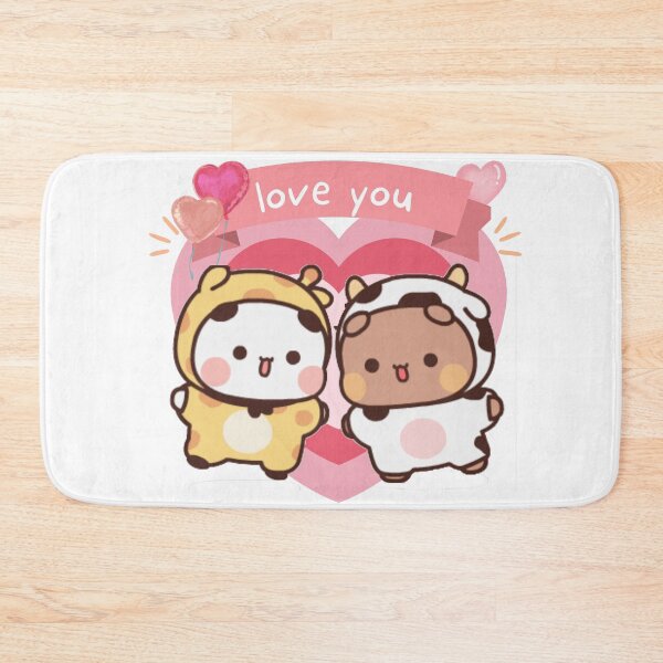 Aperçu de l'œuvre Panda et Brownie - True Love BuBu DuDu Couple Joyeux Noël 2024 v51 créée et vendue par DaresToDream.