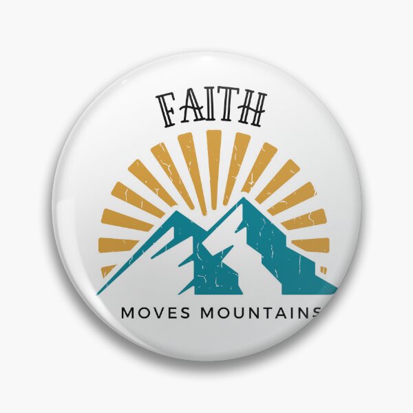 Item preview, Faith Moves Mountains Mountains with Sunshine Rays designed and sold by Socialitee.