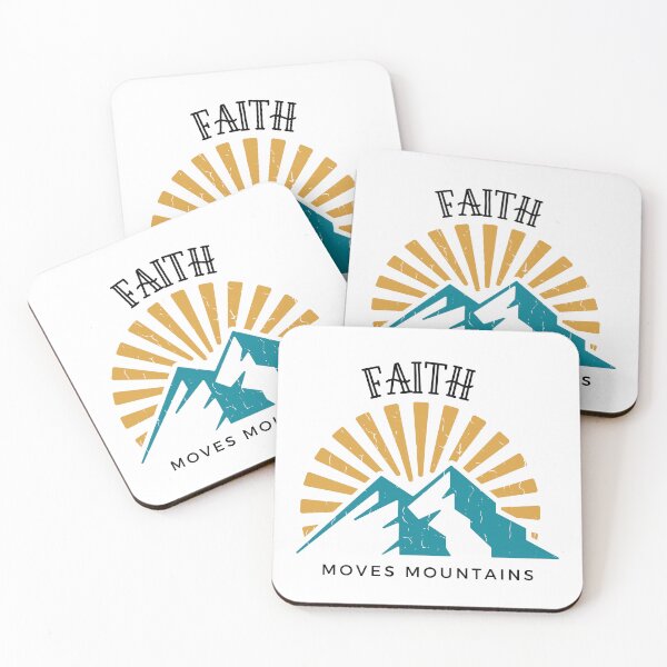 Item preview, Faith Moves Mountains Mountains with Sunshine Rays designed and sold by Socialitee.