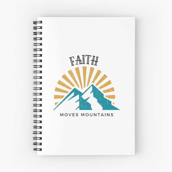 Item preview, Faith Moves Mountains Mountains with Sunshine Rays designed and sold by Socialitee.