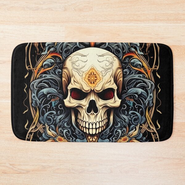 Item preview, Skull Head Tarot Card Symmetrical Art designed and sold by eyestetix.