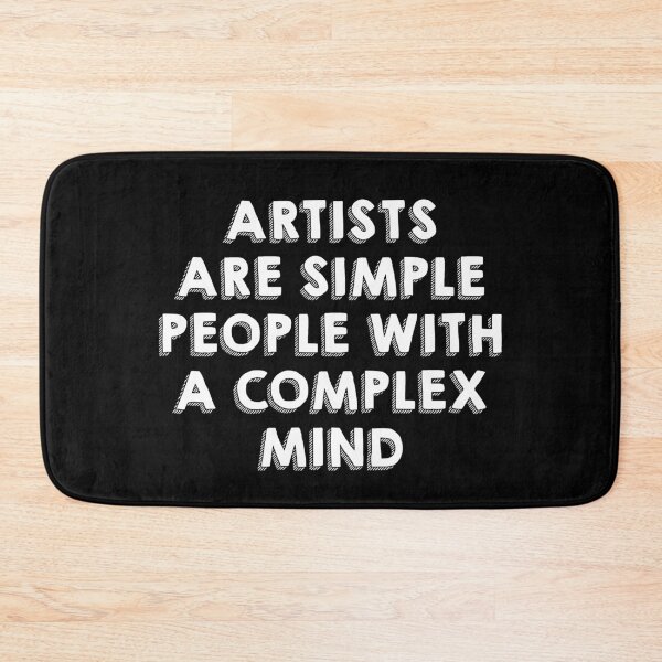 Item preview, Artists are simple people with complex mind designed and sold by Mandala & More.