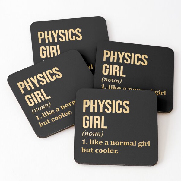 Item preview, Physics Girl Definition in Gold designed and sold by XCIV.