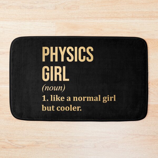 Item preview, Physics Girl Definition in Gold designed and sold by XCIV.