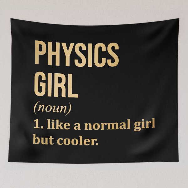 Item preview, Physics Girl Definition in Gold designed and sold by XCIV.