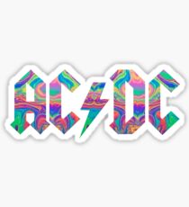 ACDC Neon Marble Sticker