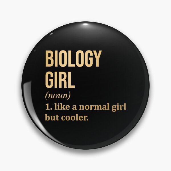 Item preview, Biology Girl Definition in Gold designed and sold by XCIV.
