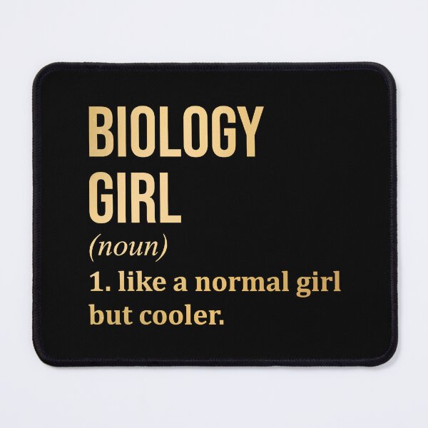 Item preview, Biology Girl Definition in Gold designed and sold by XCIV.